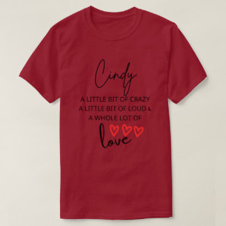 T-shirt Cindy Colorful Love