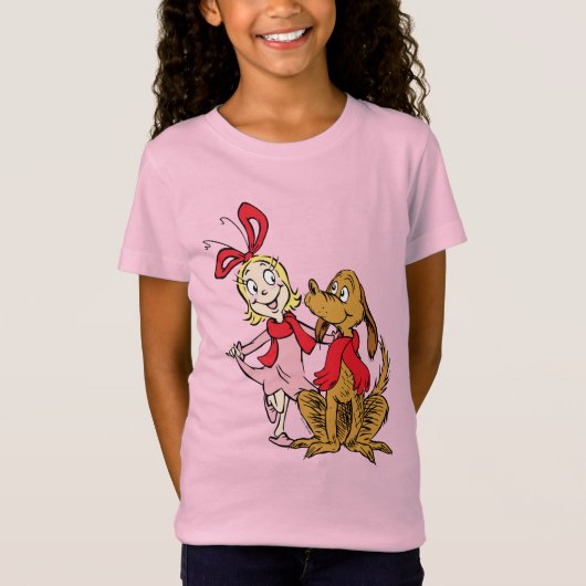 T-Shirt Cindy Lou Who and Max the Dog (Devant)