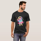 T-shirt Cindy Nom adorable avec astronaute (Devant entier)