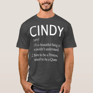 T-shirt Cindy Nom Cadeau 50