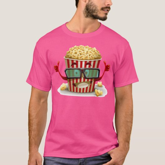 T-shirt Cinéma cool Corn pop - Popcorn (Devant)