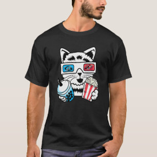 T-shirt Cinéma félin cinéphile