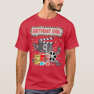 T-shirt Cinéma Nuit Anniversaire Fête Pyjama Swood Popcorn