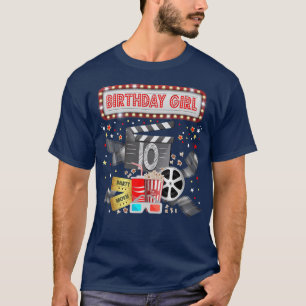 T-shirt Cinéma Nuit Anniversaire Fête Pyjama Swood Popcorn