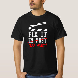 T-shirt Cinématographe cinéaste Cadeau Fixez-le dans le bi