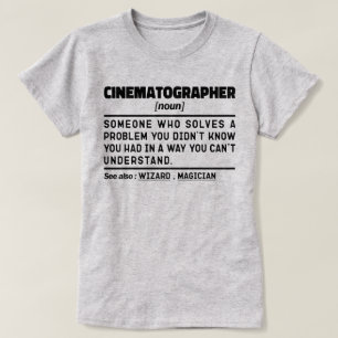T-shirt Cinématographe Noun Film Caméra Opérateur Cool