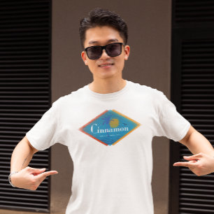 T-shirt Cinnamon Bay, St. John, Usvi Retro Mid Century