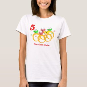 T-shirt Cinq anneaux d'or