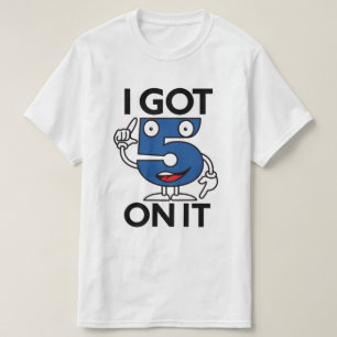 T-shirt Cinq Chemise bleu/blanc