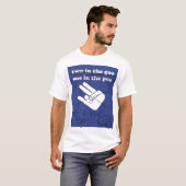 T-shirt Cinq dans le poo ! (Devant entier)