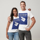T-shirt Cinq dans le poo ! (Unisexe)