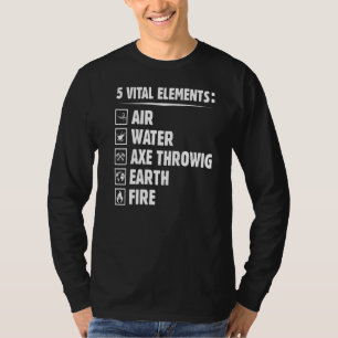 T-shirt Cinq éléments Dépouille à hayon d'Humour