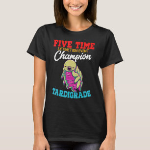 T-shirt Cinq Extinction Champion de l'événement Tardigrade