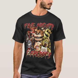 T-shirt Cinq la nuit Famille de film Freddy FNAF