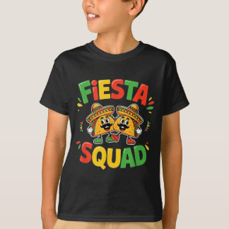 T-shirt Cinq mai drôle équipe de fiesta fête pour hommes