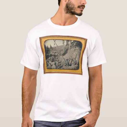 T-shirt Cinq mineurs de lit de la rivière… (40064) (Devant)