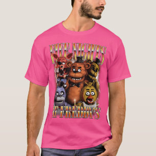 T-shirt Cinq Nuits À La Chemise Vintage Bootleg De Freddy