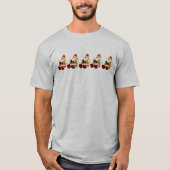 T-shirt Cinq petites Santa ! (Devant)