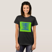 T-shirt Cinq poissons funky (Devant entier)