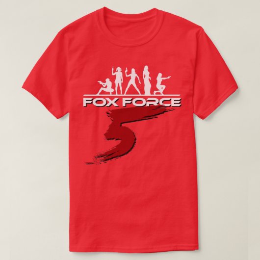 T-shirt Cinq renards (Design devant)