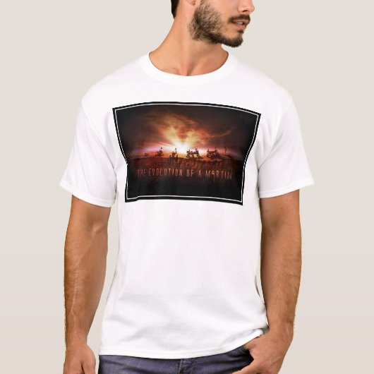 T-shirt Cinq rovers Mars réussis (Devant)