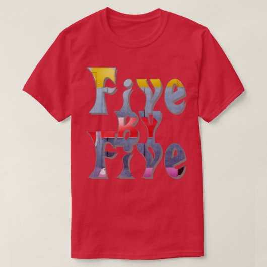 T-shirt Cinq sur cinq (Design devant)