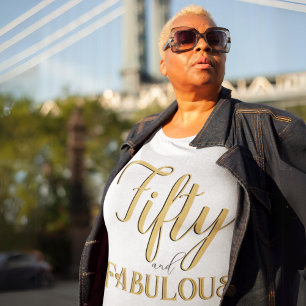 T-shirt Cinquante et fabuleux 50e anniversaire cadeau pour