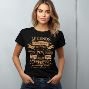 T-shirt Cinquantième anniversaire personnalisé vintage fêt