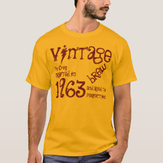 T-shirt cinquantième Brew vintage H239K du cadeau