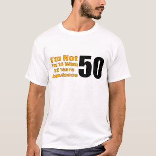 T-shirt cinquantième Cadeaux d'anniversaire
