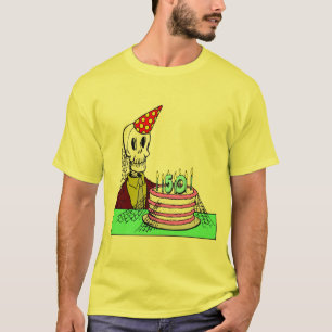 T-shirt Cinquantième cadeaux d'anniversaire de squelettes