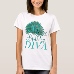 T-shirt cinquantième Chemises de diva d'anniversaire