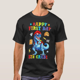 T-shirt Cinquième élève de 5e année Enseignant Heureux Pre