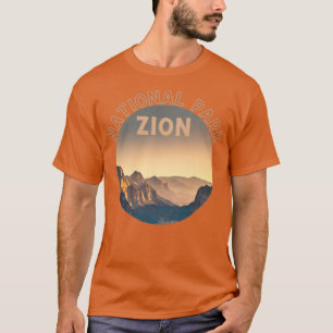T-shirt Cion National Park vintage sunset travel Classic 2