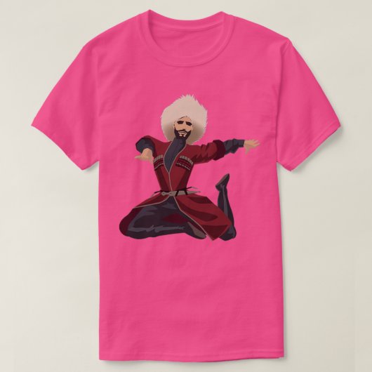 T-shirt Circassien Danseuse masculine Aucun Ornament Class (Design devant)