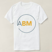 T-shirt Circle ABM with peace love breastmilk (Design devant)