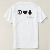 T-shirt Circle ABM with peace love breastmilk (Design dos)