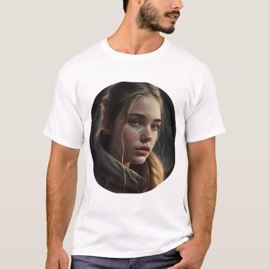T-shirt Circle girl (Devant)