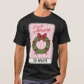 T-shirt Circle of Blessings Christmas Wreath (Devant)