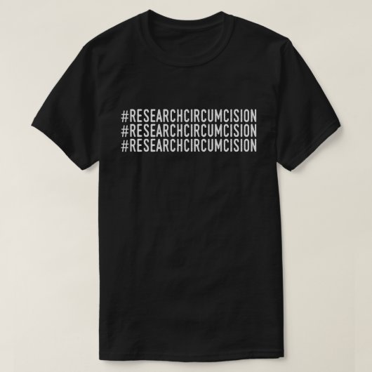 T-shirt Circoncision de recherches (Design devant)