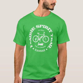 T-shirt Circuit à vélo sur le Prairie Spirit Trail
