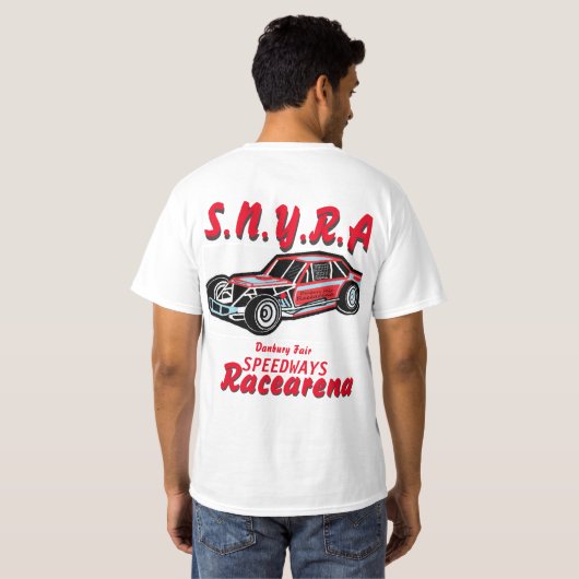 T-shirt Circuit automobile Stock de Vega pour la Foire SNY (Dos entier)