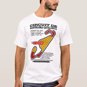 T-shirt Circuit de Barcelone-Catalogne