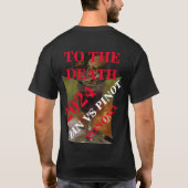 T-SHIRT CIRCUIT DE COMBAT DE VIN DE SONOMA ZINFANDEL VS PI (Dos)