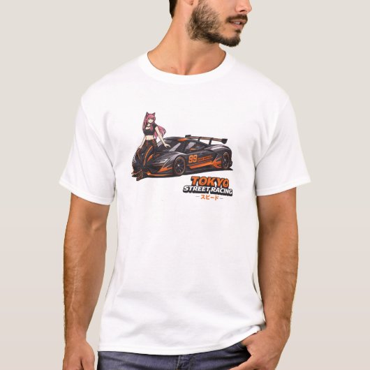 T-shirt Circuit de minuit (Devant)