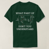 T-shirt Circuit électronique du nerd - 1 (Design devant)