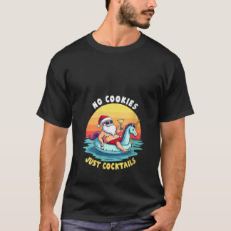 T-shirt Circuit femmes Pas de cookies juste cocktails Sant