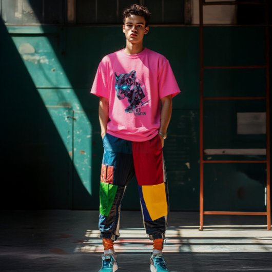 T-shirt Circuit LED Panther Tee