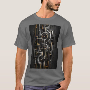 T-Shirt Circuit Nexus Géométrique Design Incroyabl