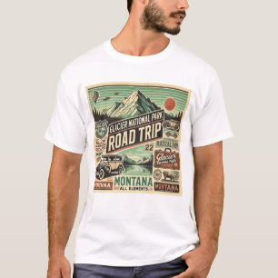 T-shirt Circuit touristique vintage dans le parc national 